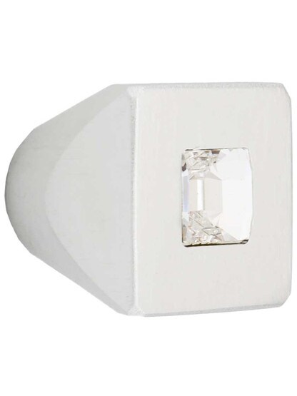 Legacy Centered Crystal Knob - 1 inch Square.